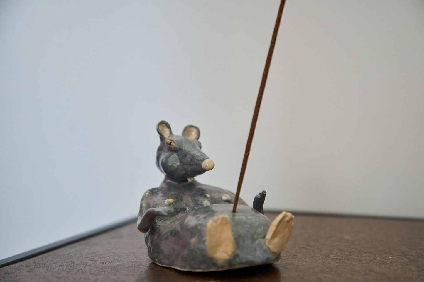 Purple Rat Incense Holder