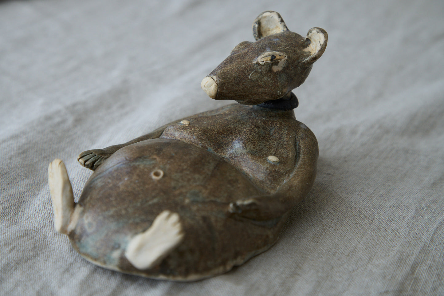 Brown Rat Incense Holder